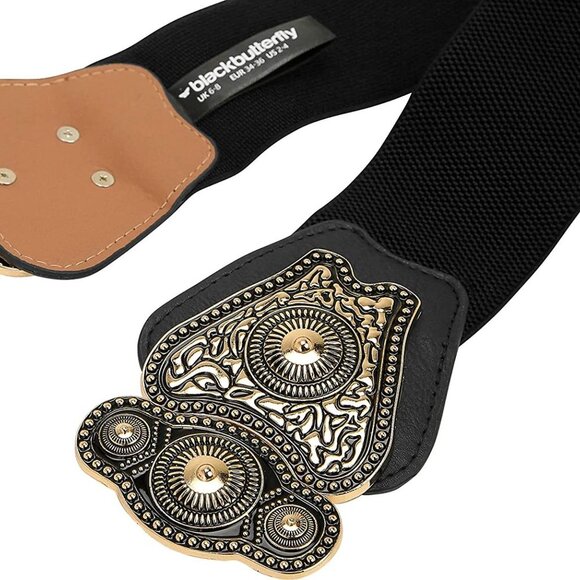Stretch Vintage Antique Retro Buckle Belt main image 4
